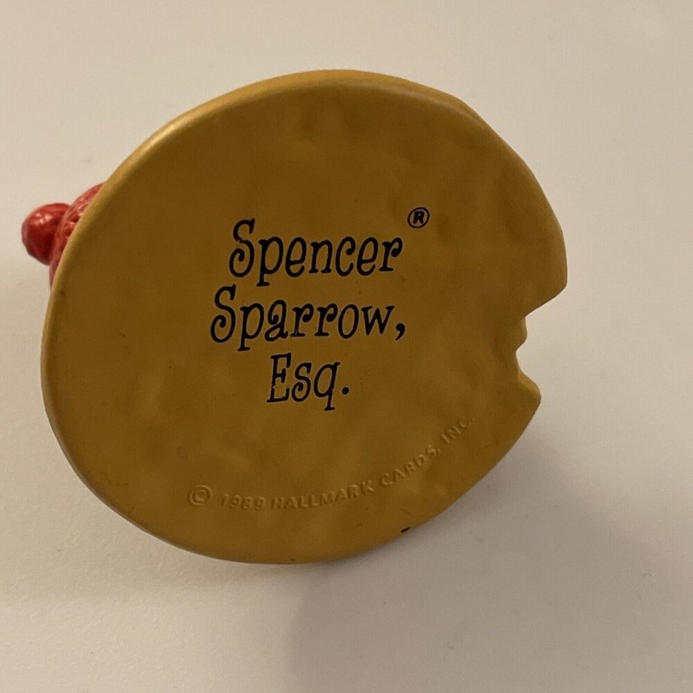 Christmas Ornament Hallmark Spencer Sparrow Cookie C8 - Picture 3 of 3